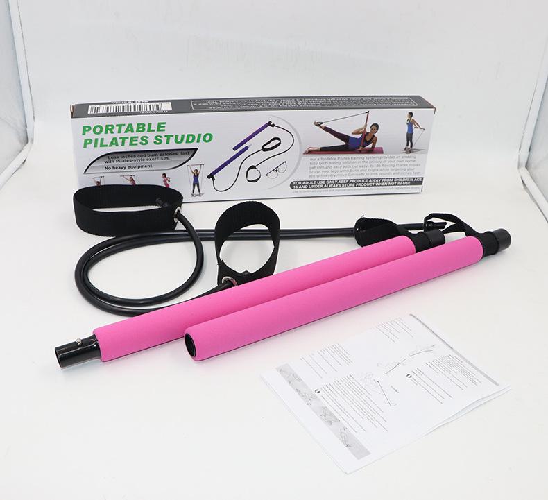 Barra Pilates Banda Elastica Yoga Espansore Pettorale - Barra per Fitness e Allenamento della Forza