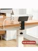Desk-Mount Power Strip Holder No Drill Socket Organizer Under Table Cable Management Box For Home Office