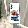 Sportovní Auto JDM Drift Pouzdro Pro Samsung Galaxy A16 A36 A56 A06 A13 A53 A33 A23 A55 A35 A17 A54 A34 A14 A52 A32 A15