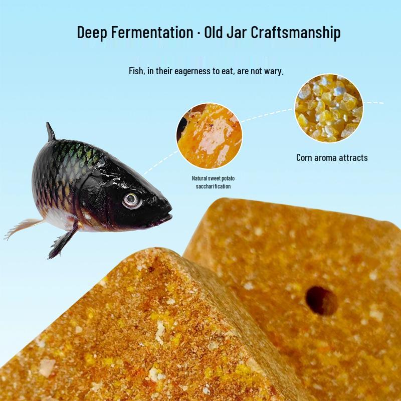 Western-Style Brined Sweet Potato Corn Cubes for Carp Fishing Bait