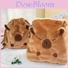Capybara Plush Storage Bag With Drawstring For Students And Travel