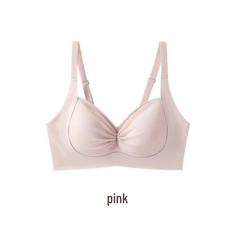 Sexy Lace Wireless Push-Up Bra for Small Bust – Skin Tone, Comfortable, Anti-Sagging Design