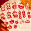 16/18pcs Chinese Traditional Chinese New Year Pendant Potted Plant Hanging Card  Year of The Snake