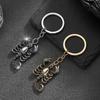 1 Stück Zinklegierung Street Style Modeaccessoire Vintage-inspiriert Strass Skorpion Anhänger Schlüsselanhänger Für Männer & Paare