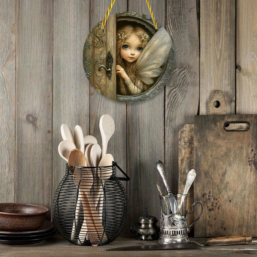 20Cm Acrylic Material Flat 2D Ornament, Pendant Decoration, Elegant Art Decoration, Suitable for Restaurants, Bars, Homes, Shops, Room Decoration