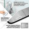 Aluminum Foil Window Insulation Film Anti-UV Removable Sunshade Protector Pad Double Side with Suction Cup Window Sun Shade Film