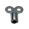 1PC New Zinc Alloy Exhaust Valve Key 5×5mm Square Silver Heater Exhaust Key Valve Wrench for Standard Heating Valves