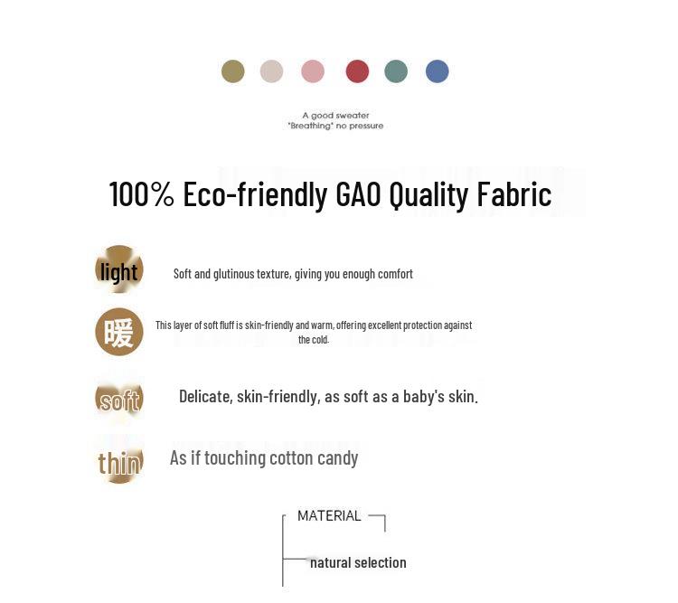 Luxury Women's Cashmere Sweater: Solid Color, Round Neck, Slimming Fit, 100% Pure Wool
