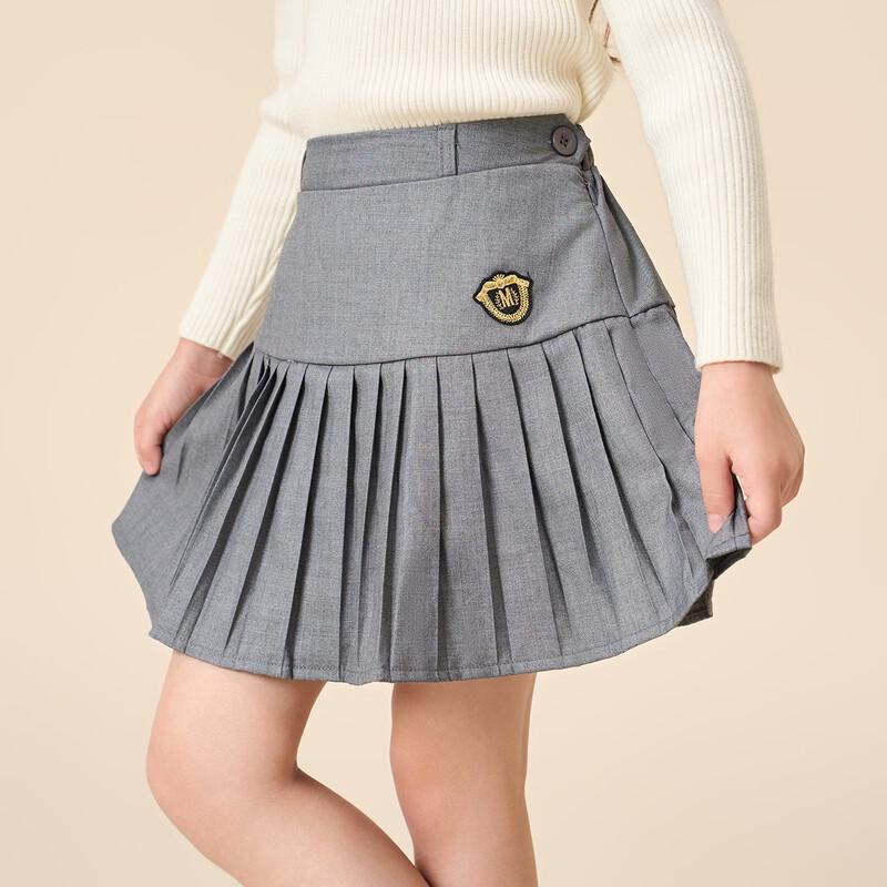 Montagut Girls' High-Waist Pleated Summer Skirt