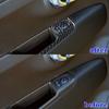 3Pcs Carbon Fiber Door Control Panel Sticker Cover Trim For Fiat 500 2012-2015