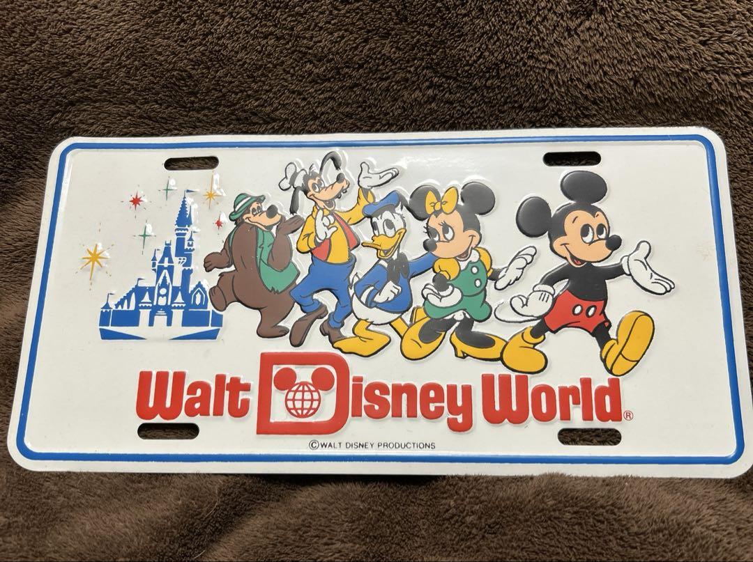 

[USED] Vintage Walt Disney World license plate