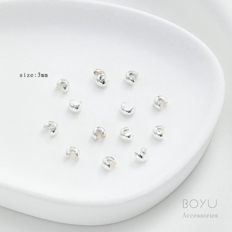 14K Gold Positionierverschluss Schließe Clip für DIY Perlenkette - Farbbeständige Perlenendkappe