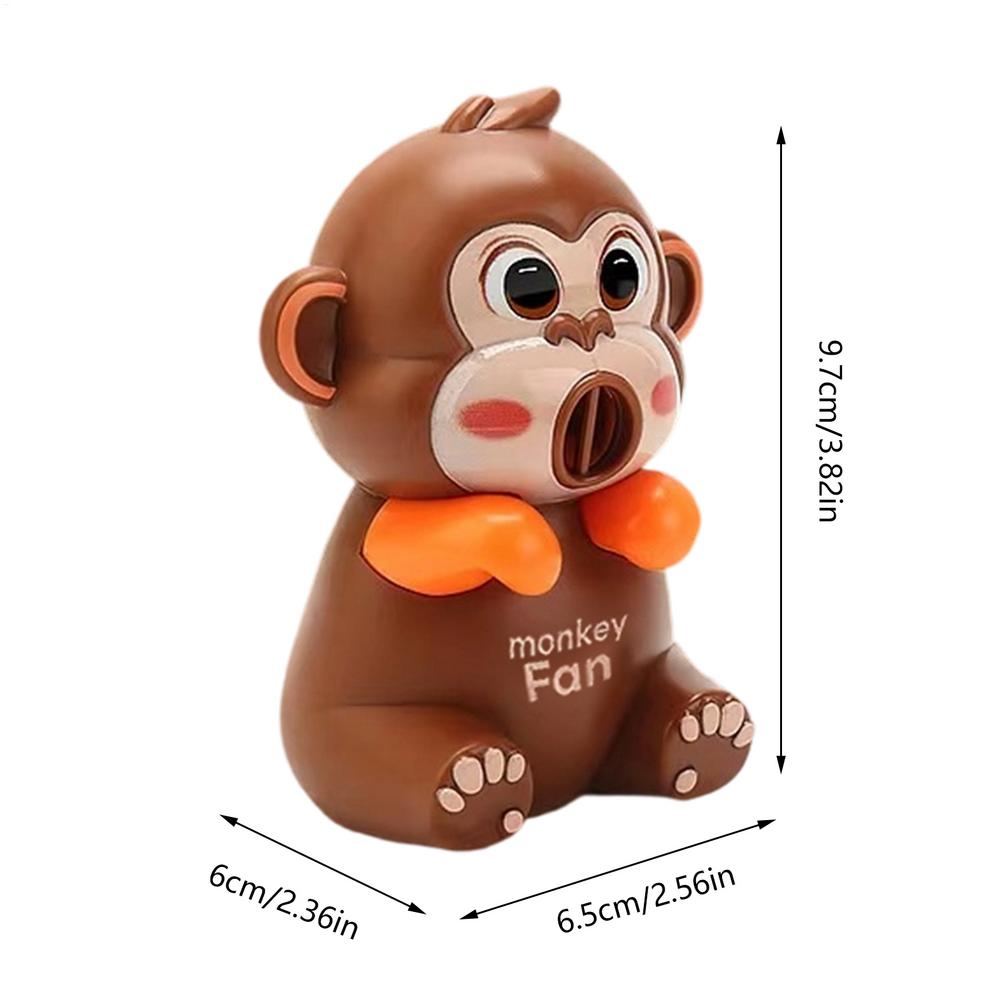 

Mini Food Cooling Fan 3 Speeds Cute Animal Portable USB Rechargeable Clip-On Personal Fan for Soup Stew Coffee Tea Baked Goods червоний