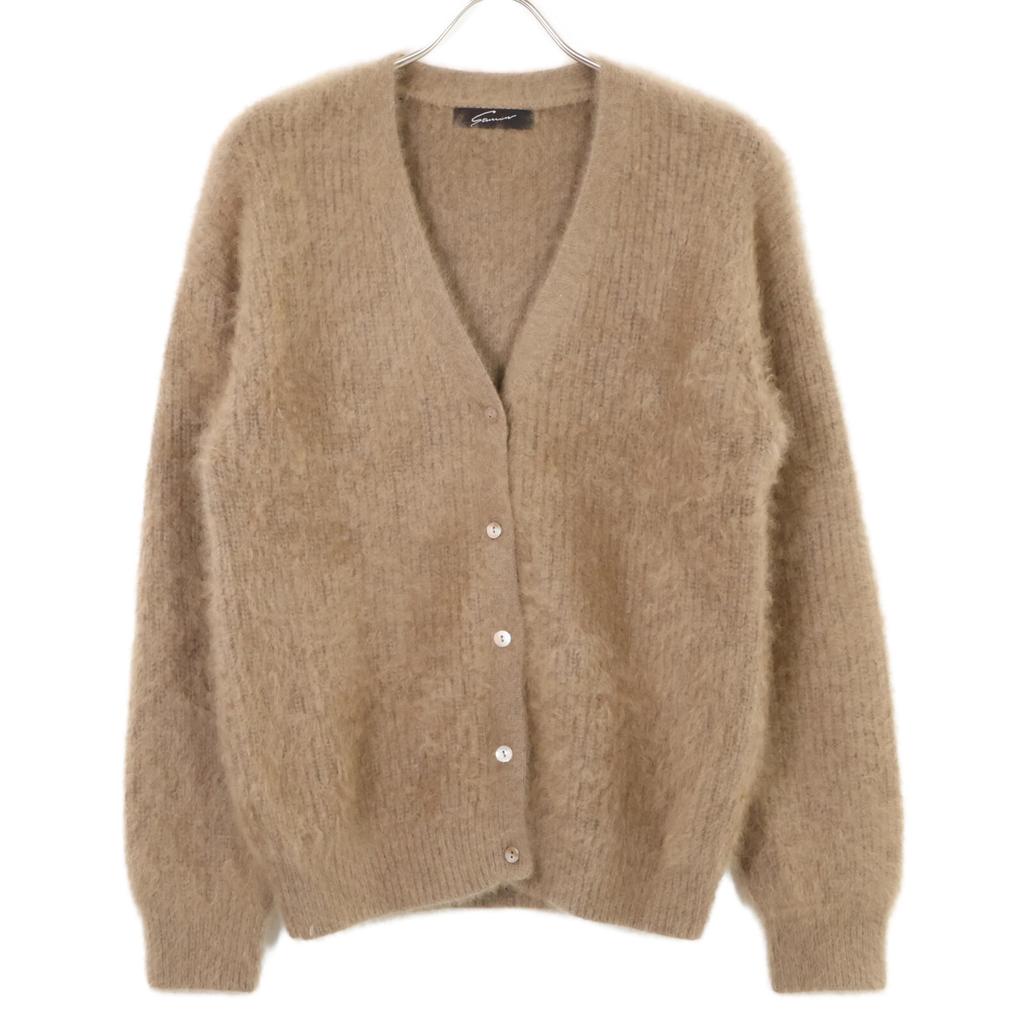 stunning lure 19A111-016 Brown Raccoon Cardigan tops S BrownUsed