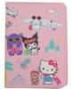 Sanrio Passport Cute Hello Cinnamon and Holds 2 Convenient Storage with Multiple Cover, Characters Kitty, Kuromi, Rolls, All-Stars. Tickets. Pockets.