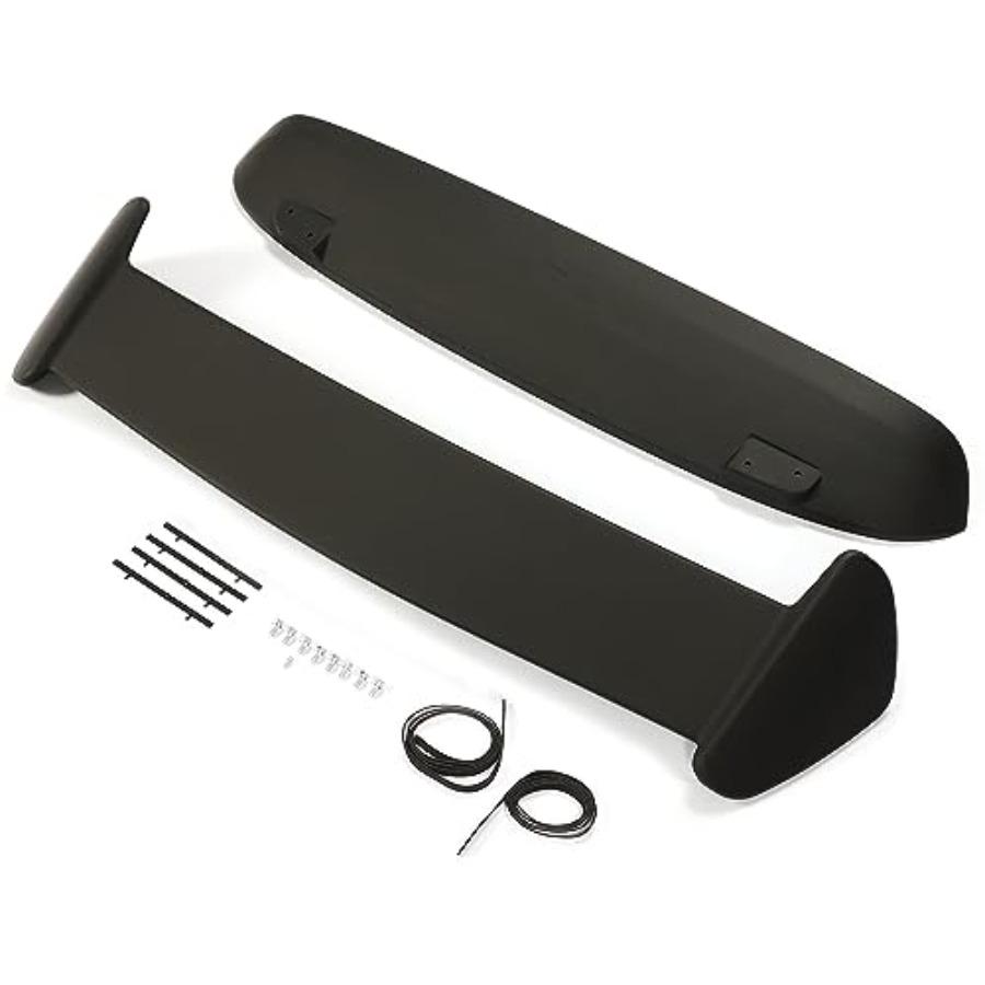 Roof Spoiler Wing Compatible with 19962000 Honda Civic 3Dr Hatchback Models TypeR Style Rear Truck Lid Spoiler Primer Black for
