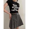 Brown No Versatile Hole Belt For Women 2024 Summer Korean Style Casual Essential Wear