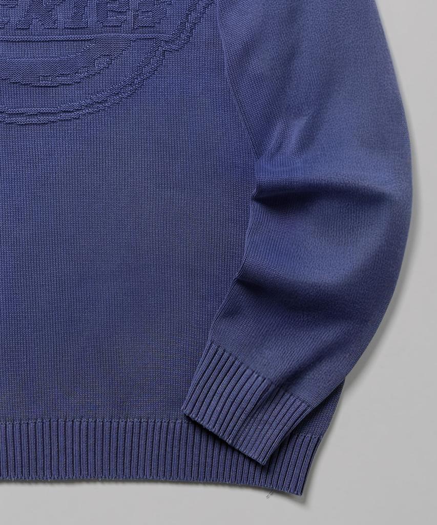 DICKIES Washed Embossed Logo Knit Blue