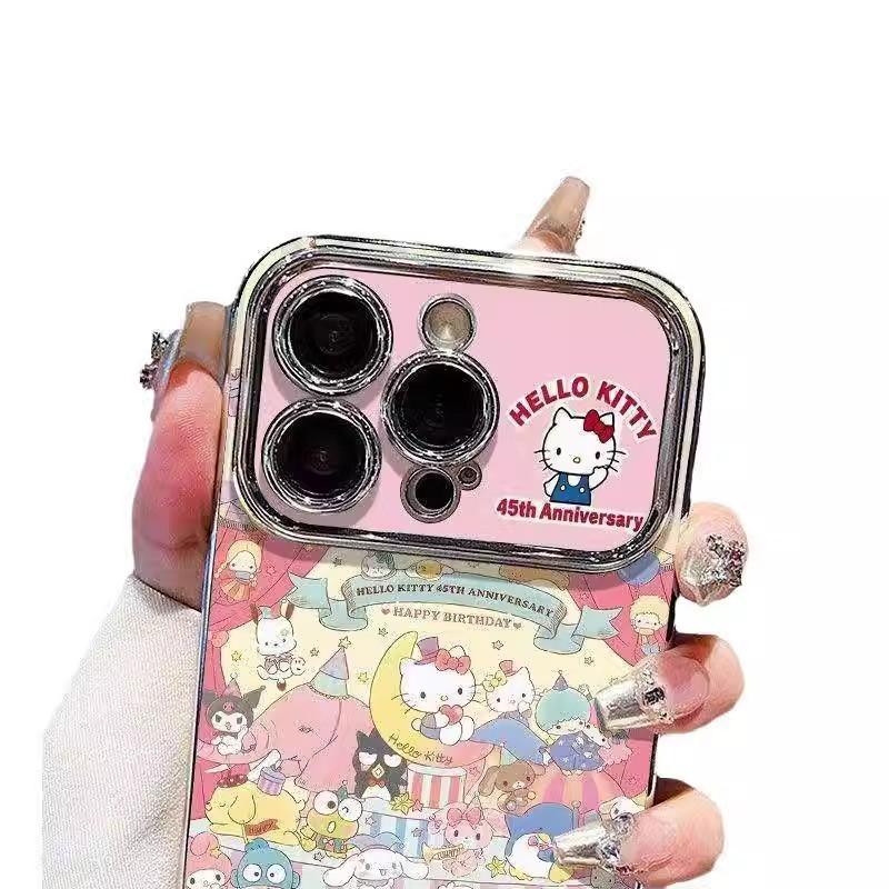 Anime Katie for vivoiQOO13 all-inclusive phone case x200pro electroplating large windows s19 couple 18