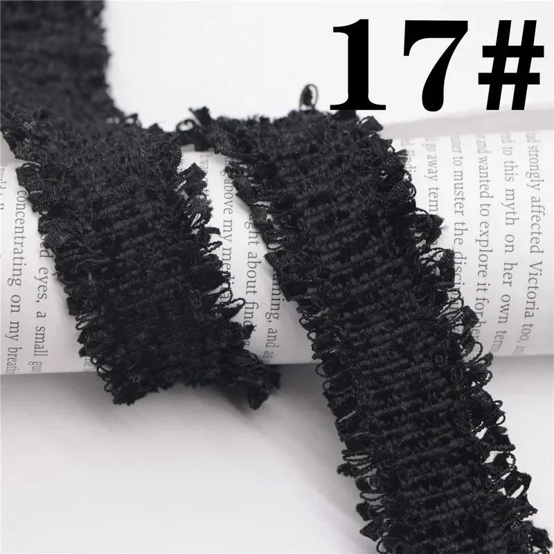 45 Yards Trim Vintage Embroidered Lace Sewing Lace Ribbon Fabric Handmade Costume Dress Sewing Trimmings Wedding Decoration