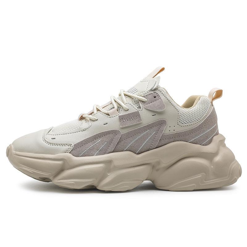 

Мужская повседневная обувь, обувь для папы, мужская летняя новая мужская обувь, дышащая модная обувь, кроссовки, черные туфли, мужская 46 бежевый