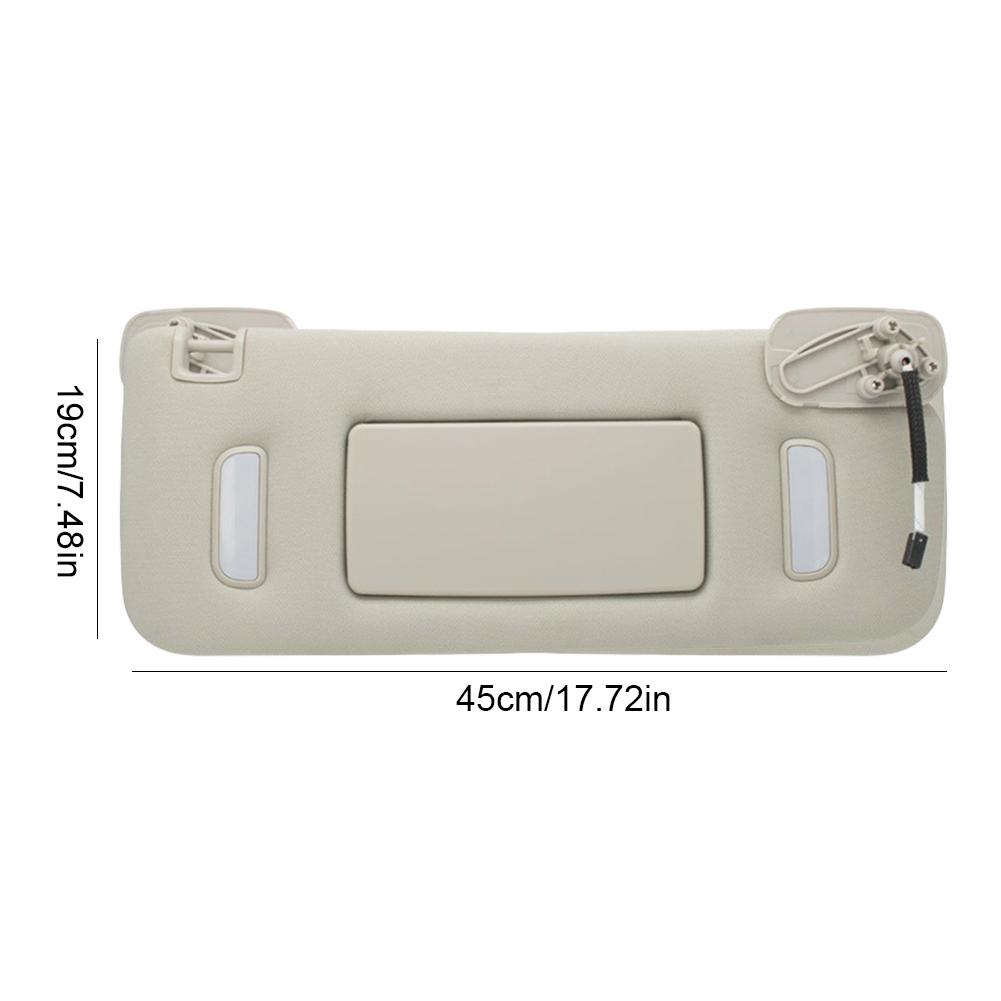 Left & Right Car Sun Shade Replace 22850306 22850310 Car Interior Sun Visor Panel for Chevy Avalanche Silverado Suburban Tahoe