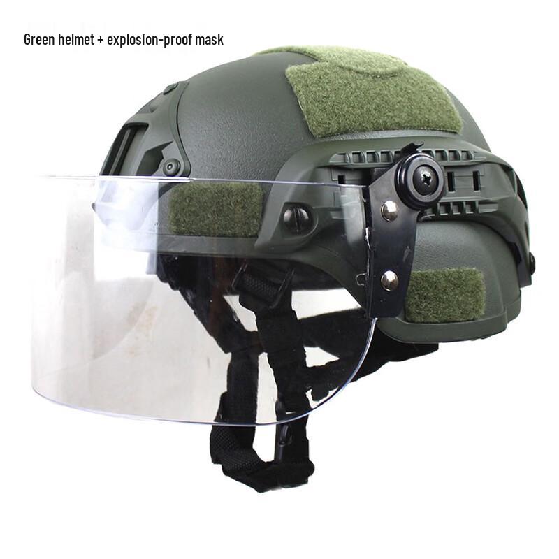MICH2000 Tactical Helmet with Transparent Visor