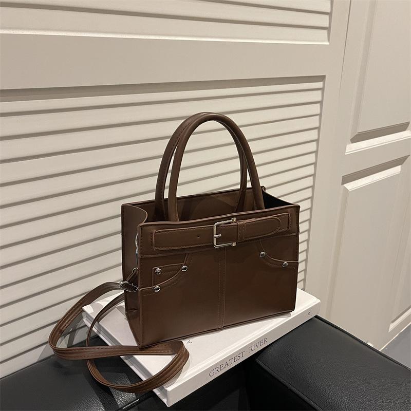 Premium niche design handbag 2025 new fashion retro shoulder bag fashion commuter versatile messenger bag