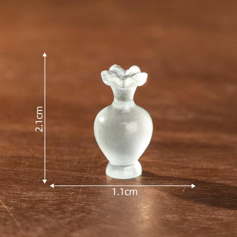 Micro-landscape Ice Transparent Antique Bottles Porcelain Dollhouses Decorative ItemsBlind Bags Accessories Miniature Small Ornaments