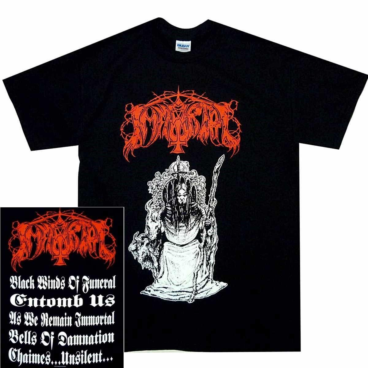 Immortal Throne Shirt S-XXL Black Metal Official Band T-Shirt Tshirt New XXL
