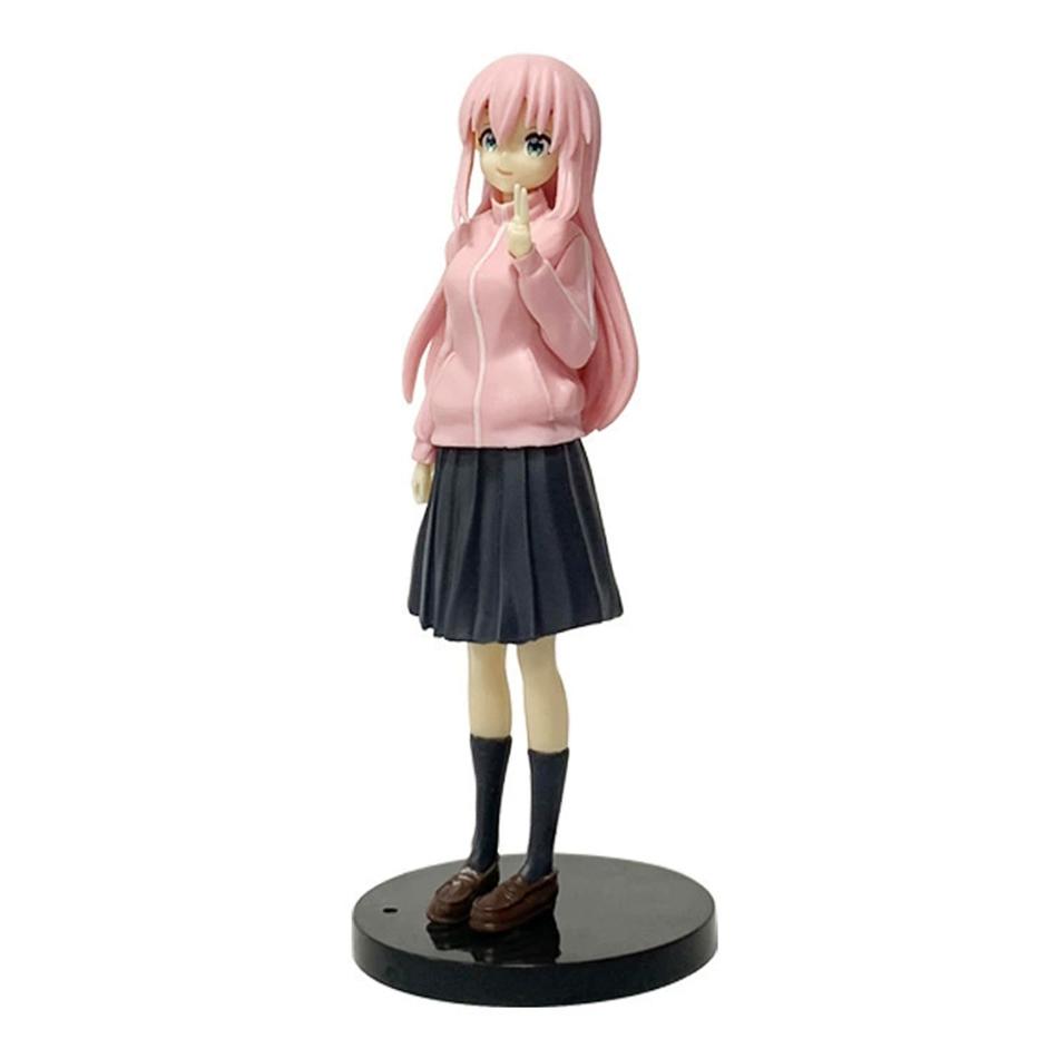 17cm Anime Figure Bocchi the Rock Hitori Gotoh Kawaii Sitting Melancholy Girl Action Figures PVC Adult Collection Model Doll Toy