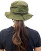 SMILER Zippa Bucket Sun Adventure Bucket Hat for Men and Lightweight and Easy To Store Hat, Water-Repellent, Safari, Hat, Hat, Women, (Green, CAT)