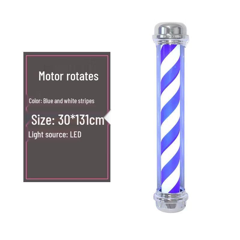 LED Barber Pole Rotating Sign Light