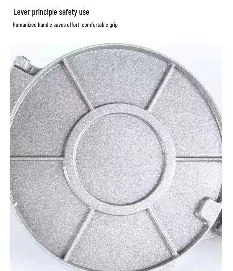 Ausgewählte manuelle Mais-Tortilla-Presse: Werkzeug für mexikanische Pfannkuchen & Teigtaschen