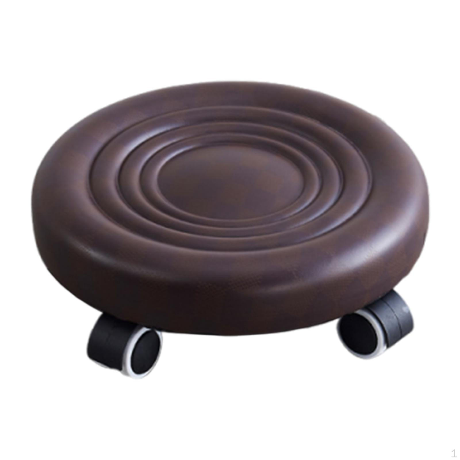 

Низкая высота табуретки на колесиках подставка для ног с подвижной утолщенной подушкой табуреты-стремянки на роликах коричневый