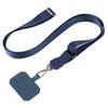 Adjustable Phone Lanyard Anti-Loss Polyester Crossbody Shoulder Strap with Tether Tab
