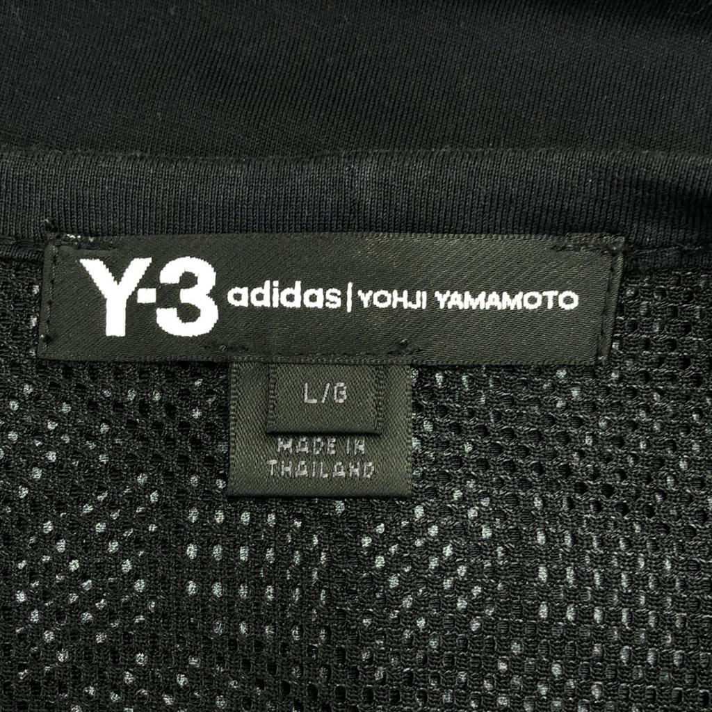 Y-3 Adidas YOHJI YAMAMOTO Long Sleeve Shawl Design Cut L Black Women Used