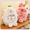 Adorable Capybara Plush Toy Soft Stuffed Animal Cushion For Kids And Office Use