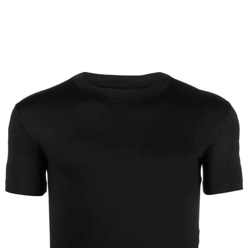 Balenciaga Super Tight Shiny Fitted T-Shirt 'Black' Men's 720458TNVI21000