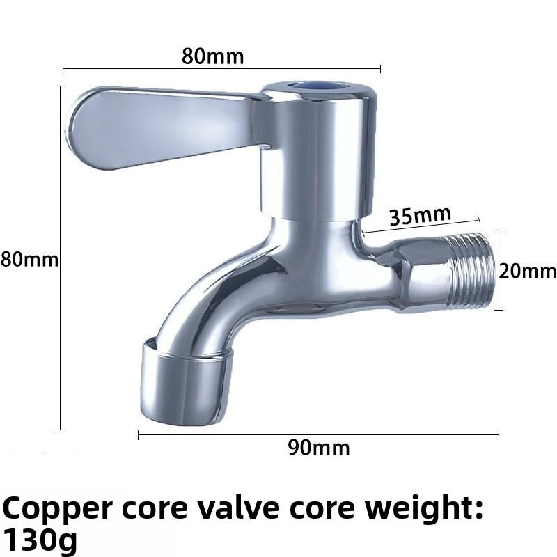 Baterie do pralki Mosiężny zawór do baterii podtynkowych Rdzeń zaworu Bateria do pralki 1/2" 4-punktowy Wlot wody do majsterkowania Mosiądz