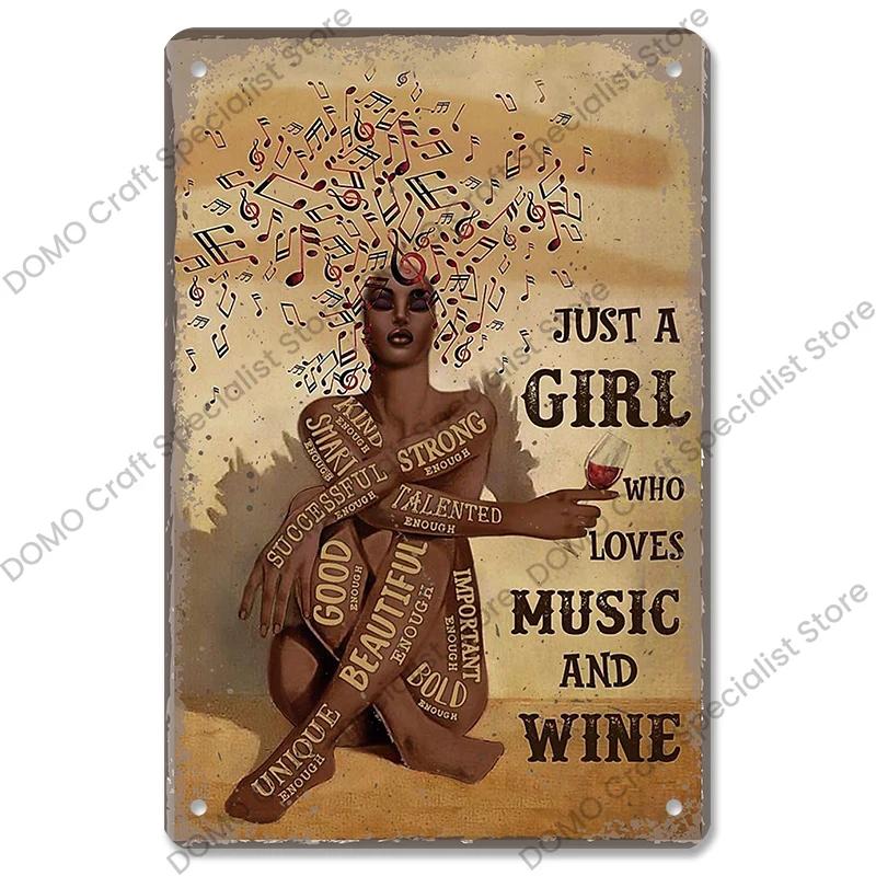 Retro Music Metal Tin Signs - Ideal for Music Party! Features CD, Radio, Guitar. Decor for Bar, Club, Living Room.