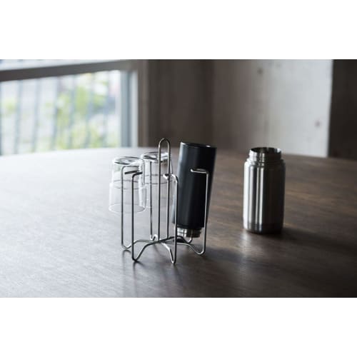 Ohki Stainless Steel Bottle Stand, Made In Japan, Outline
