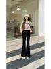 Hua Cotton Blend Micro-Flare High Waist Slimming Sweatpants for Women - 2025 Autumn Collection