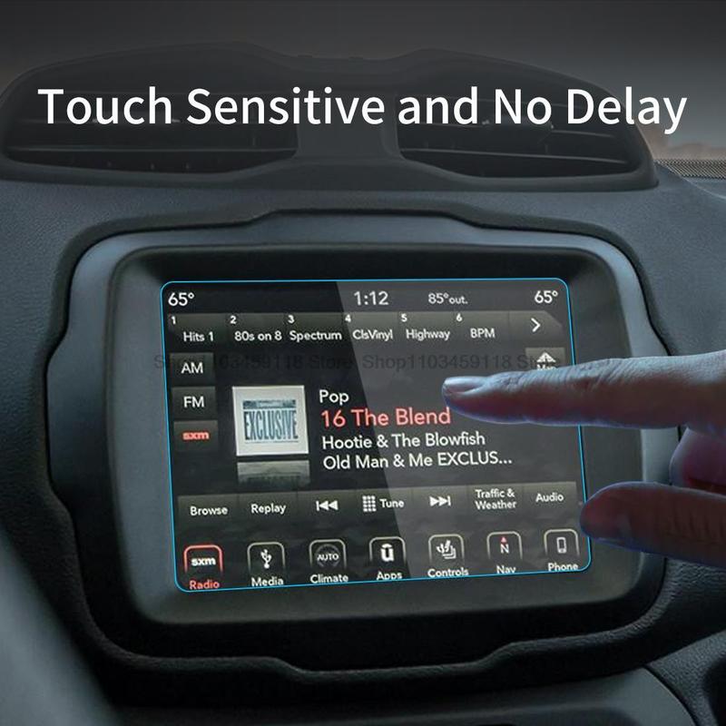 Tempered Glass Screen Protective Film for Jeep Renegade 7inch or 8.4inch Interior Car GPS Navigation Anti-scratch Accessories