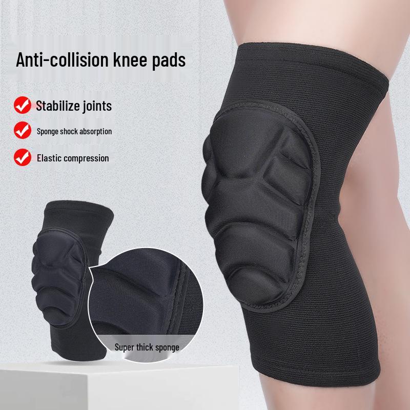 Summer Sports Knee Sleeves: Four-Way Stretch, Thickened Sponge, Lightweight for Men