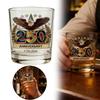 250th Anniversary Whiskey Glass Gift Commemorative Glass for Bourbon and Wine As A Collectible Dining Tables
