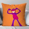 B-Bugbo Cartoon Cute Pillow Case Square Pillow Bedroom Sofa Leisure Comfort Cushion Car Living Room Home Decoration 40X40