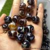 Tiger Tooth Three-Eye Daluo Agate Beads 14x15MM DIY Jewelry