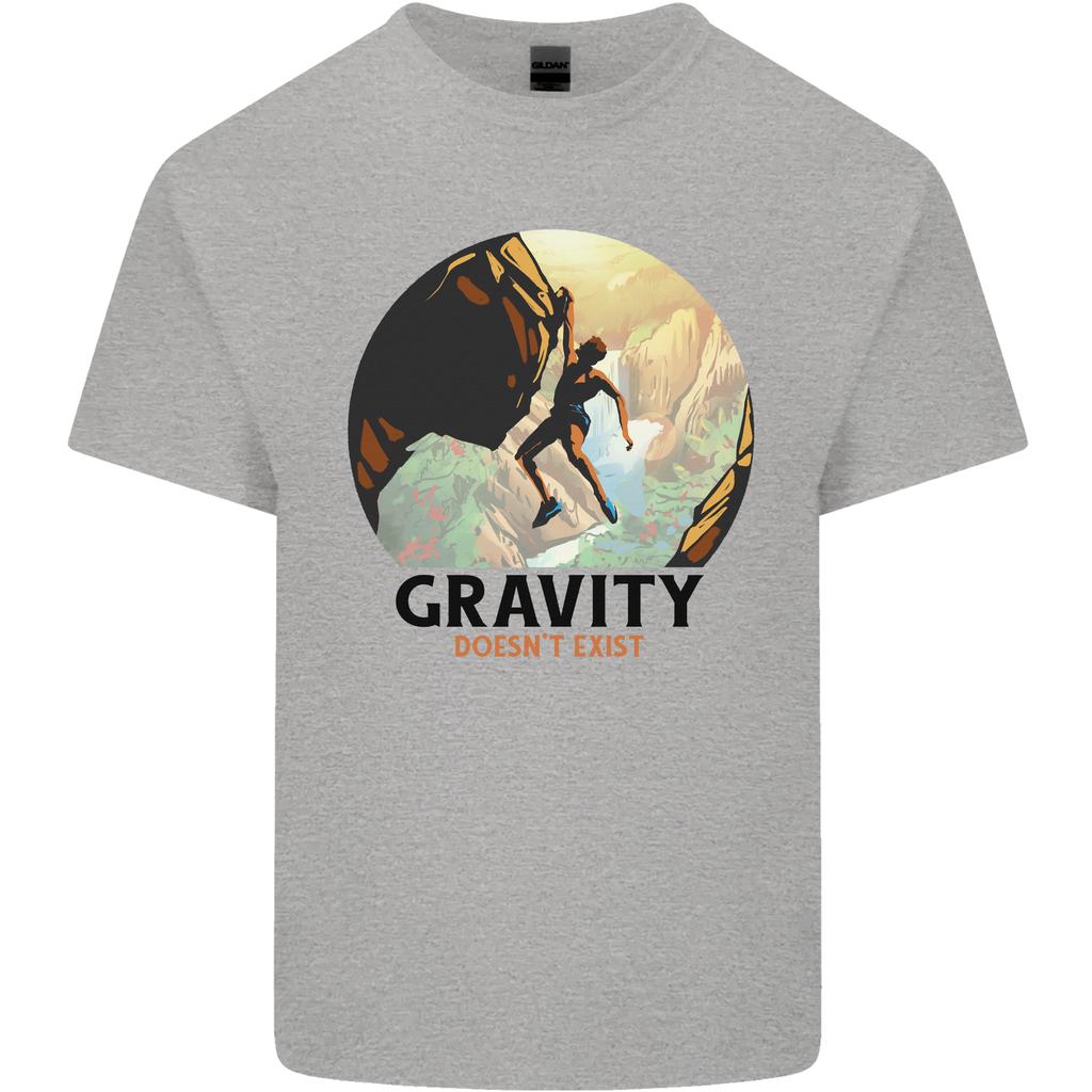 Rock Climbing Gravity Doesnt Exist Climber Unisexs Light Cotton TShirt