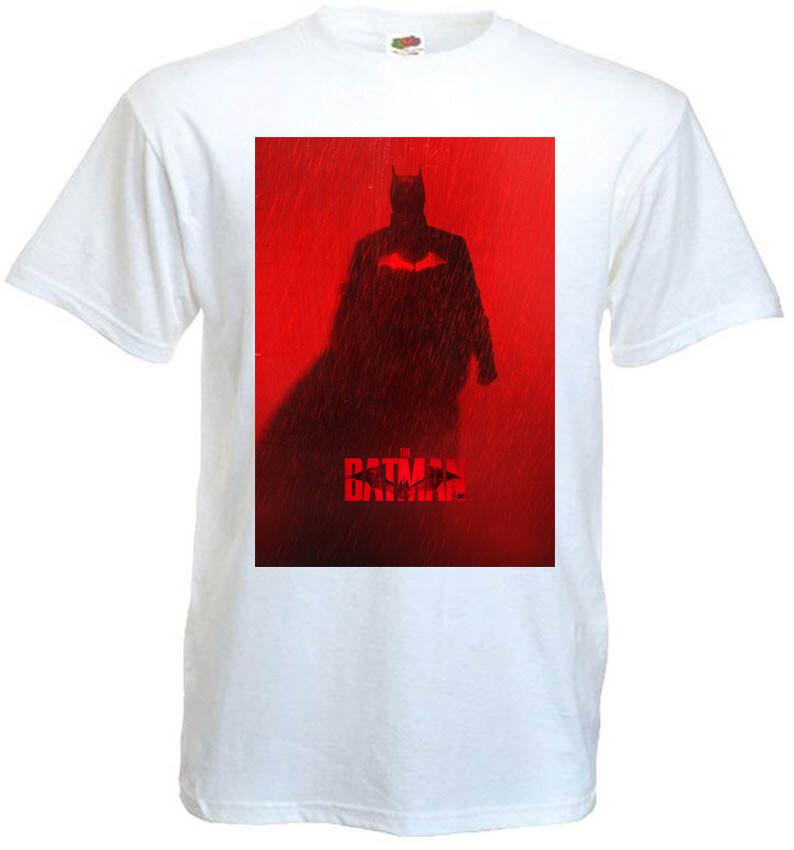 Batman T-shirt white movie poster all sizes S5XL M